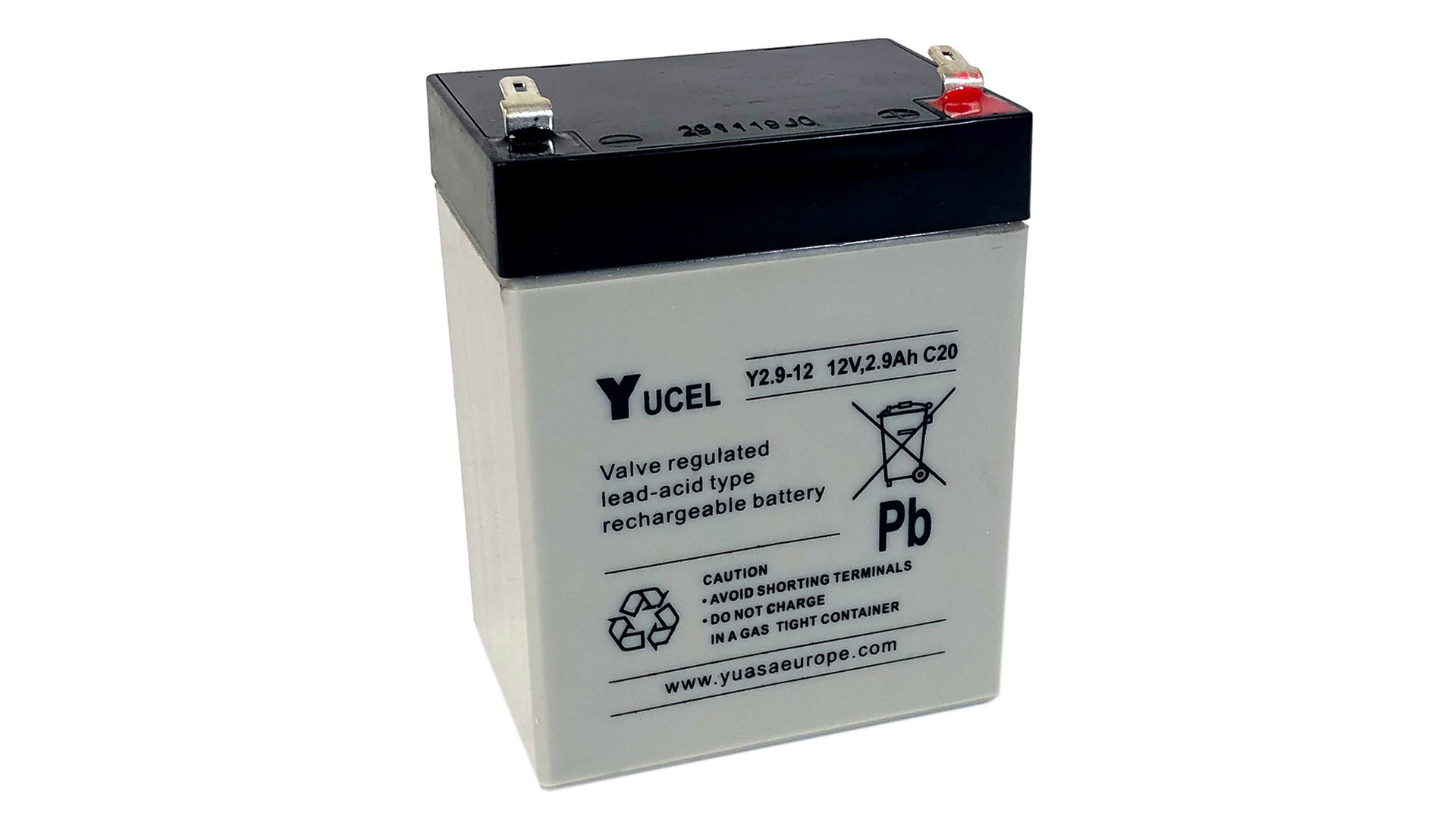  Yuasa 29Ah 12V Sealed Lead Acid Yucel Battery 