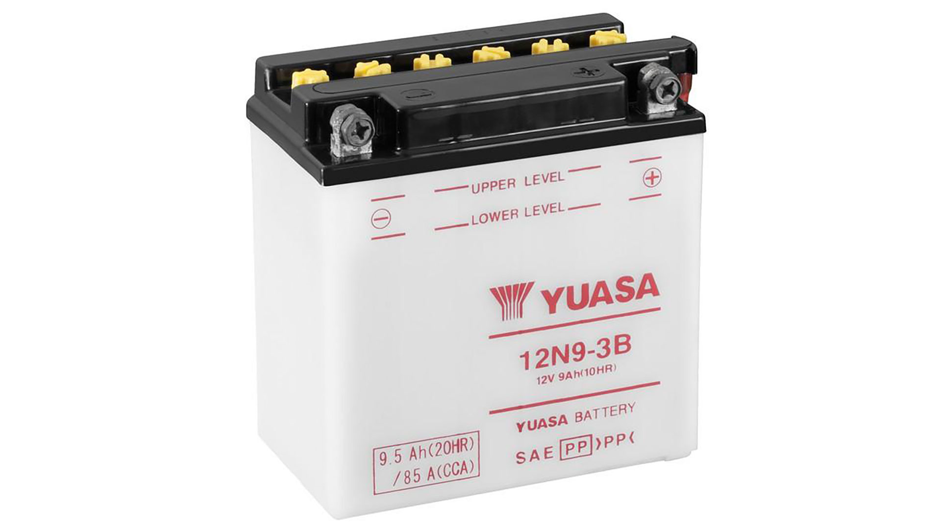  12N9-3B (CP) 12V Yuasa Conventional Battery 