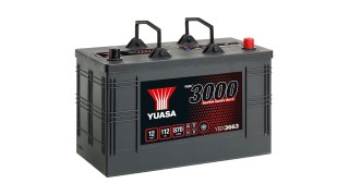 YBX3663 12V 112Ah 870A Yuasa Super Heavy Duty SMF Battery