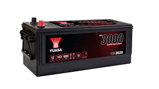 YBX3628 12V 143Ah 900A Yuasa Super Heavy Duty SMF Battery