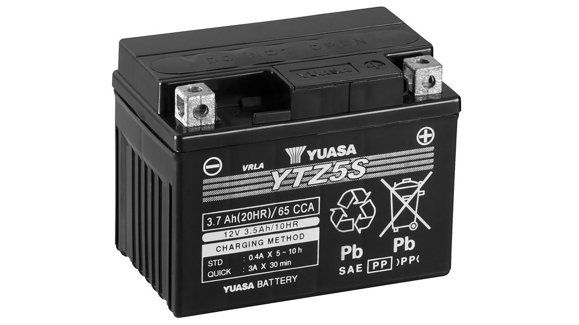  YTZ5S (CP) 12V Yuasa High Performance MF VRLA Battery 