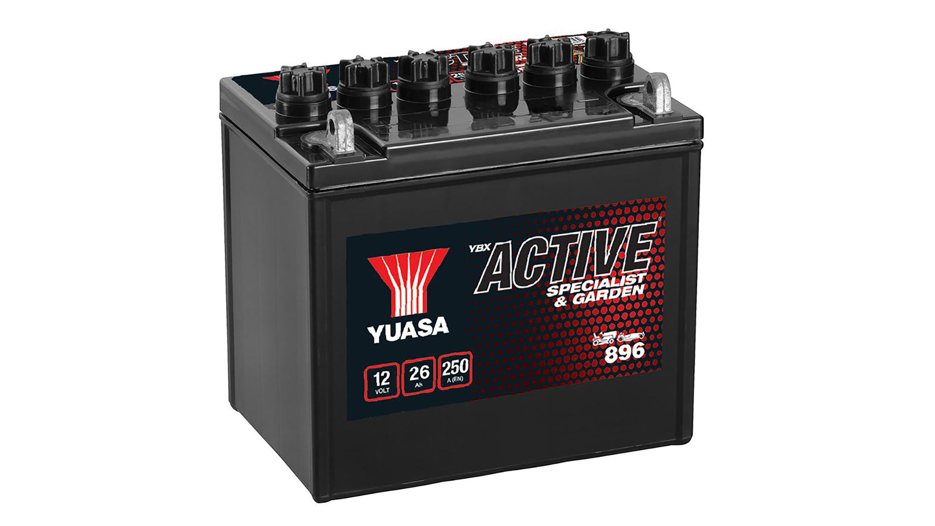  896 12V 26Ah 250A Yuasa Active Specialist & Garden Battery 