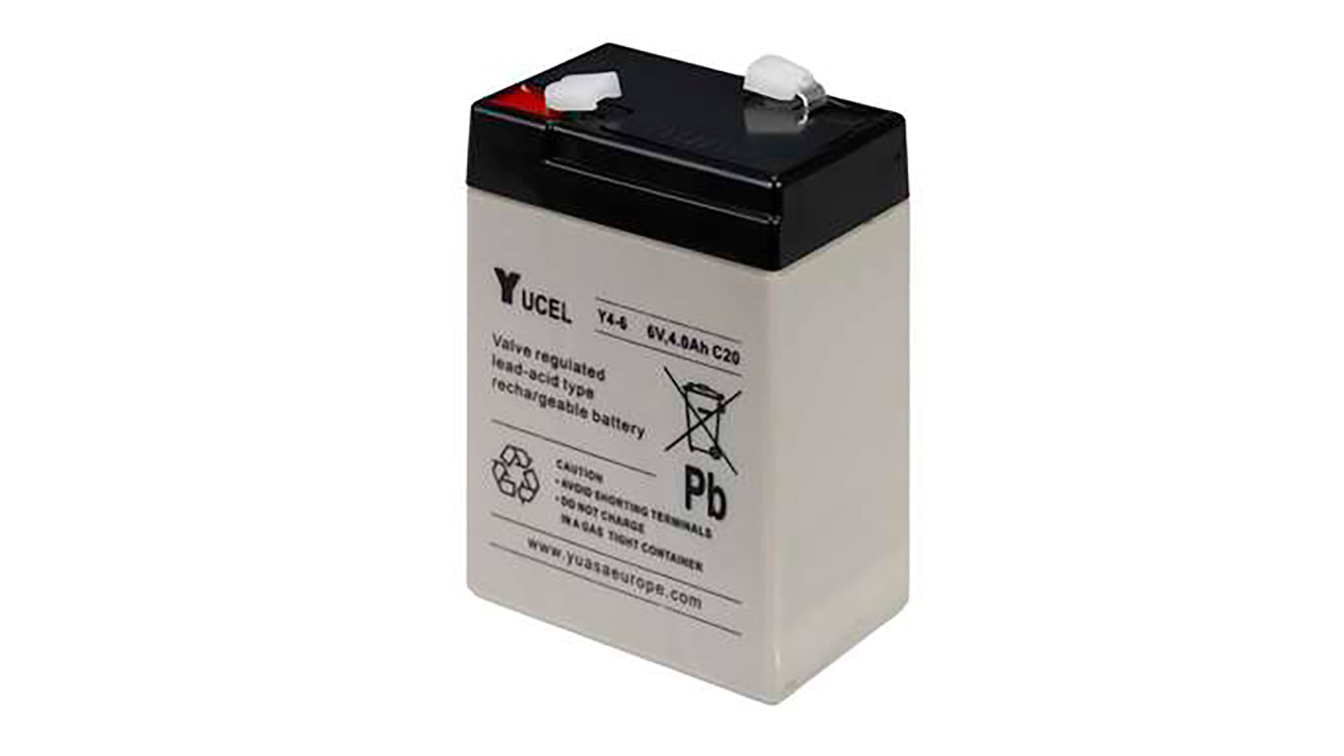  Yuasa 4Ah 6V Sealed Lead Acid Yucel Battery 