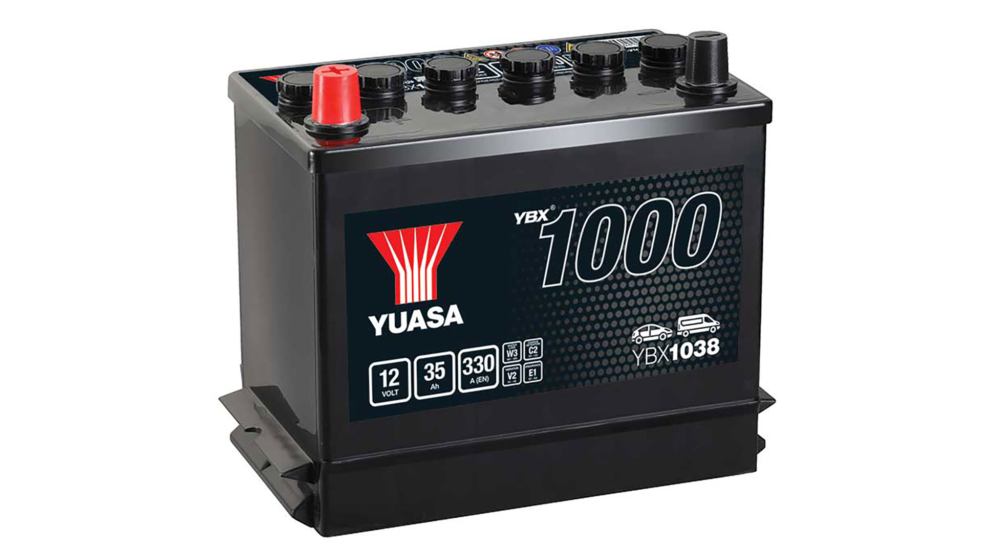  YBX1038 12V 35Ah 330A Yuasa Battery 