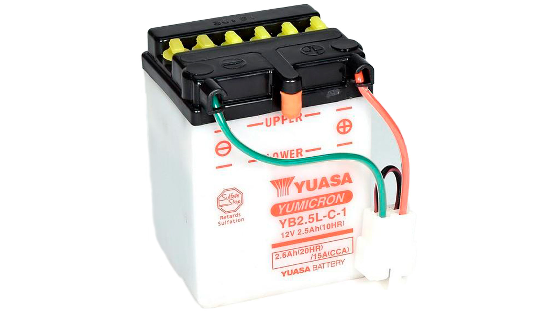  YB2.5L-C-1 (DC) 12V Yuasa YuMicron Battery 