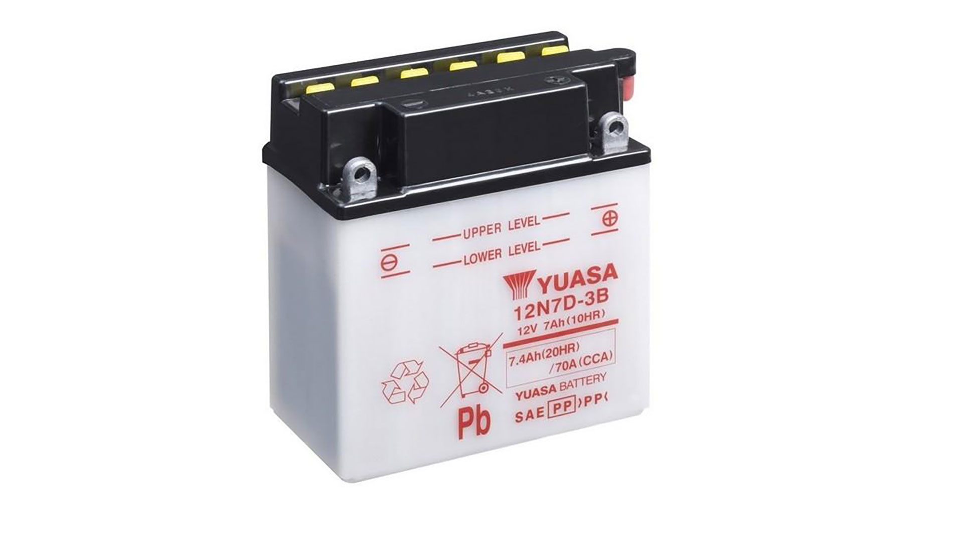 12N7D-3B (DC) 12V Yuasa Conventional Battery