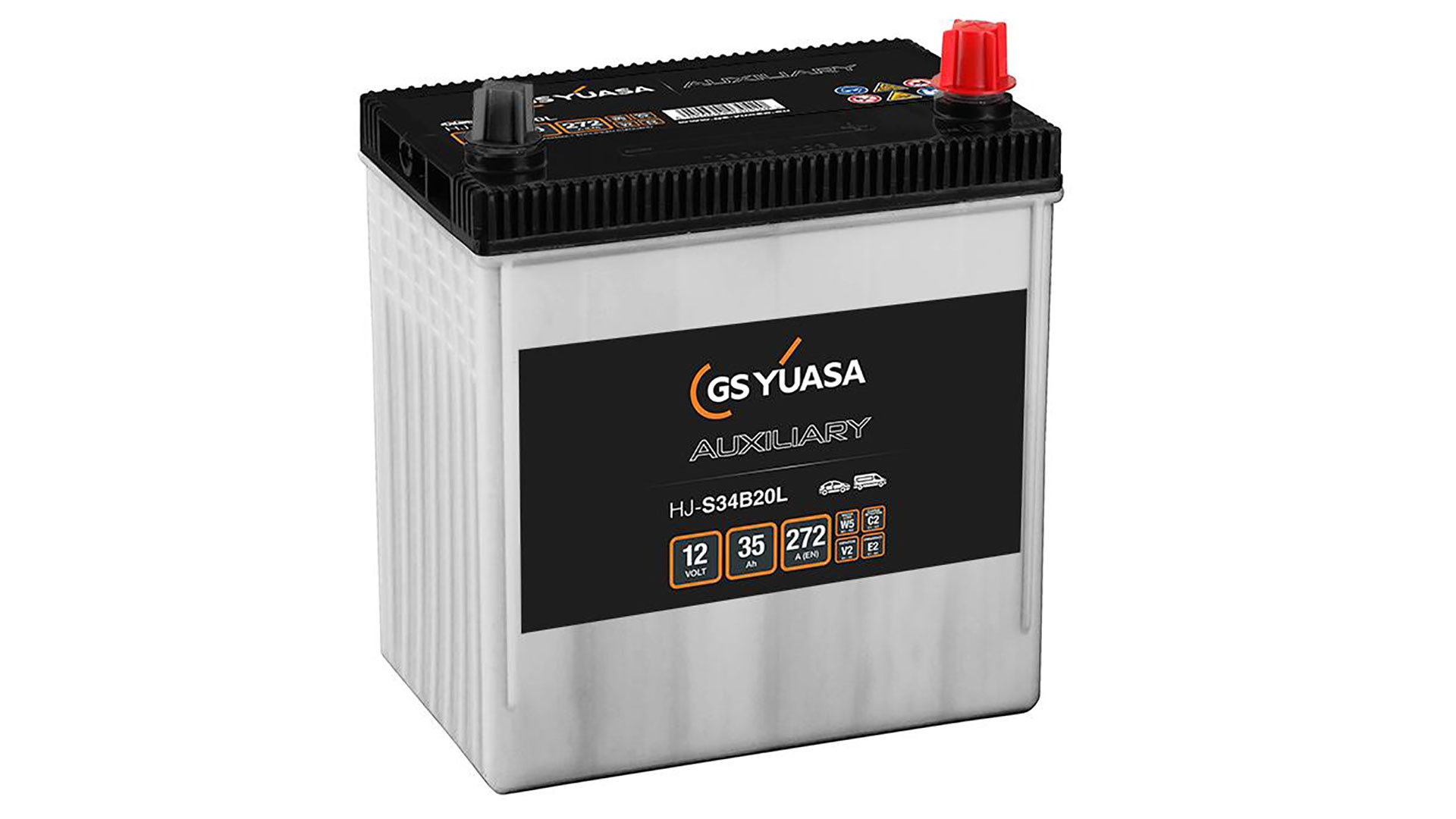  HJ-S34B20L GS Yuasa Auxiliary AGM Battery 