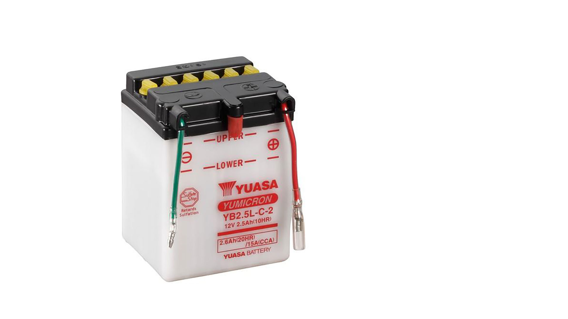 YB2.5L-C-2 (DC) 12V Yuasa YuMicron Battery