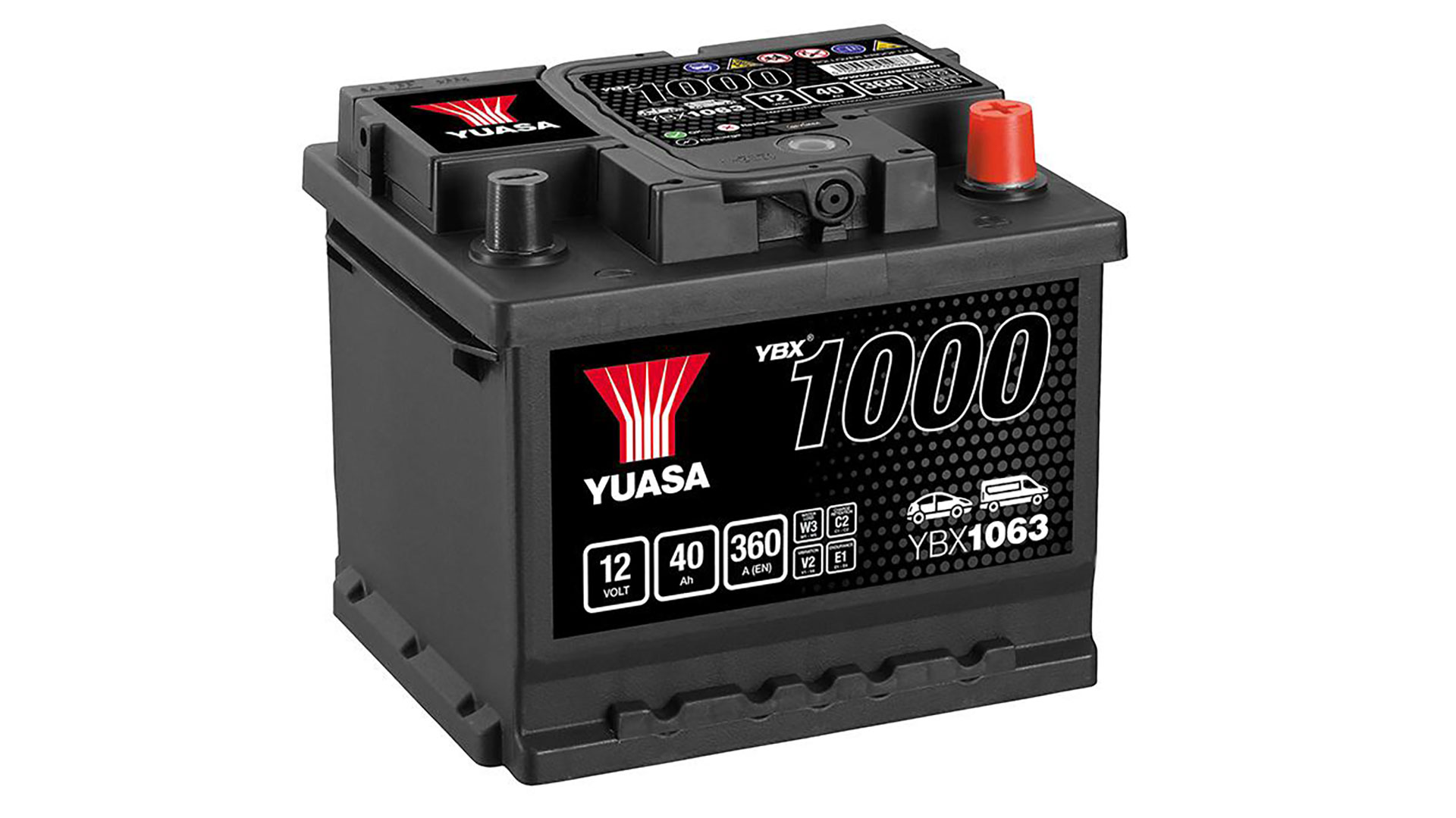  YBX1063 12V 40Ah 360A Yuasa Battery 