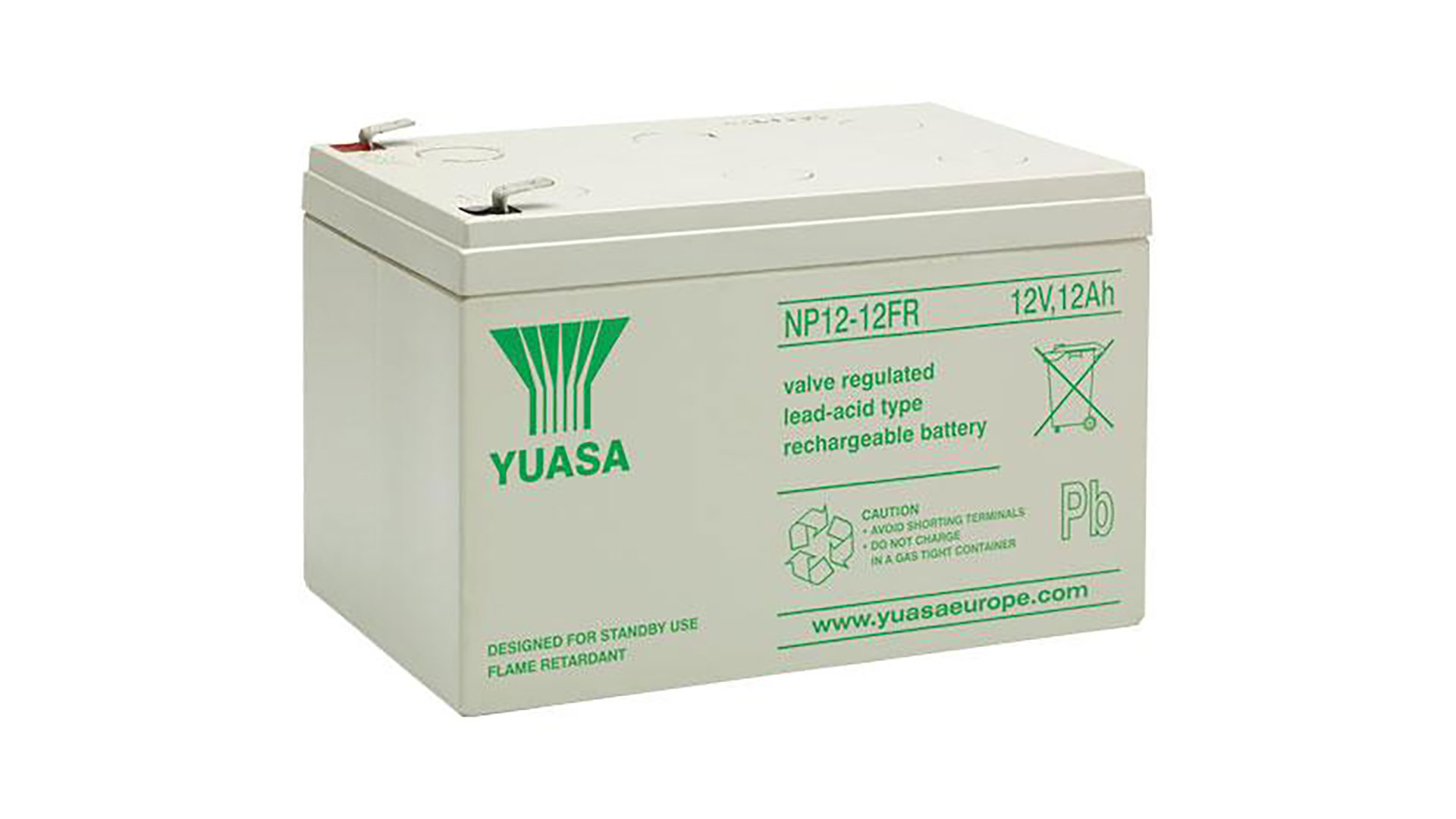 NP12-12FR (12V 12Ah) Yuasa General Purpose VRLA Battery