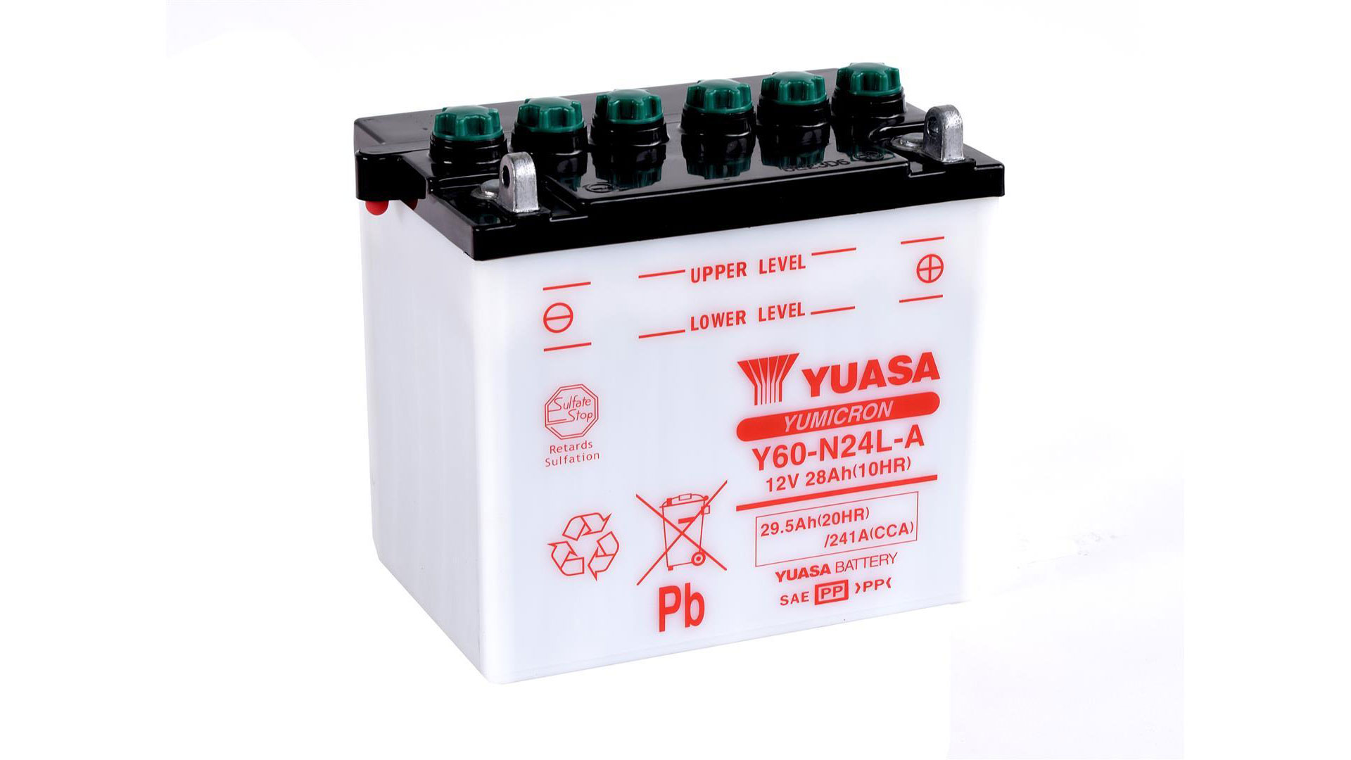  Y60-N24L-A (CP) 12V Yuasa YuMicron Battery 