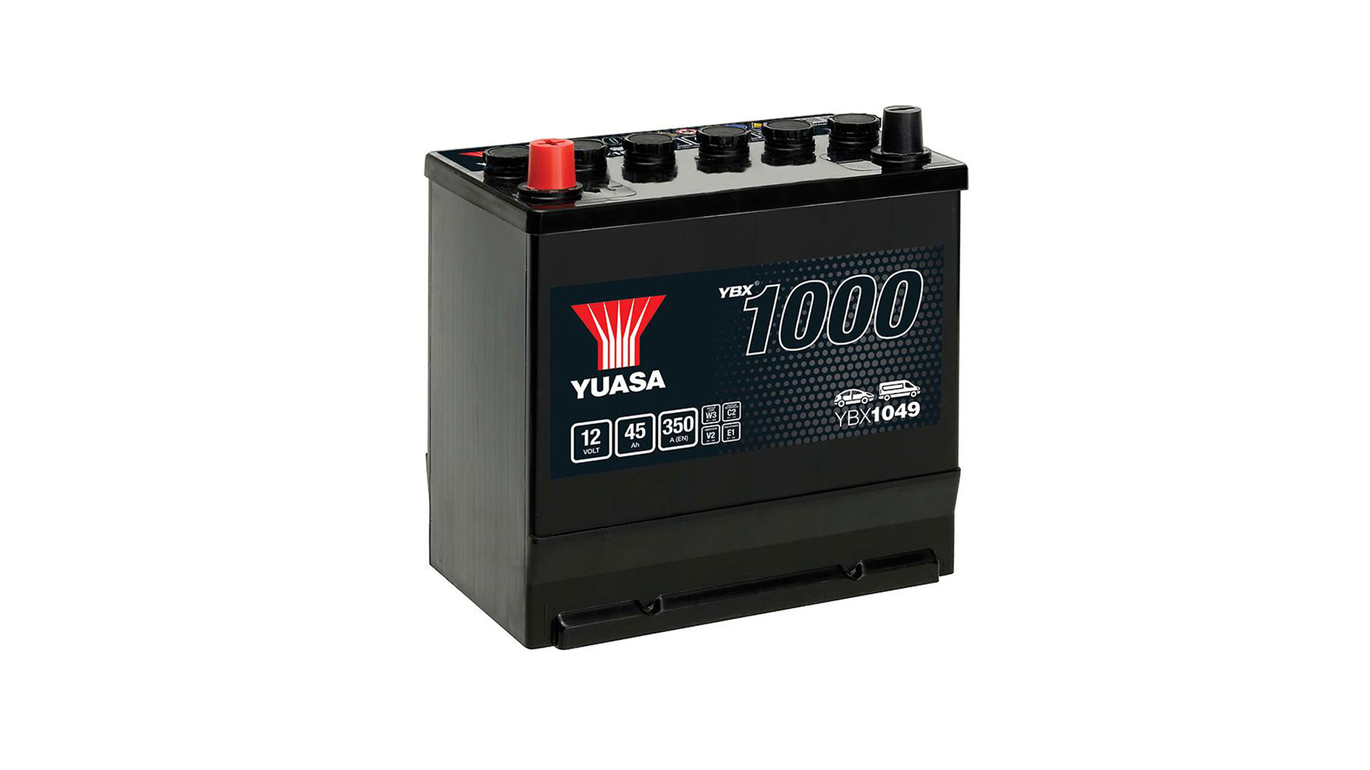  YBX1049 12V 45Ah 350A Yuasa Battery 