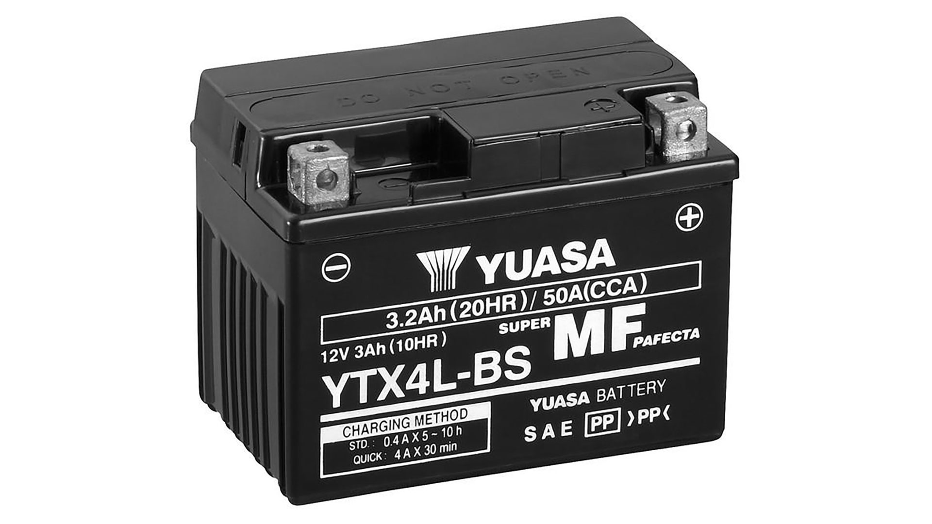  YTX4L-BS (CP) 12V Yuasa MF VRLA Battery 