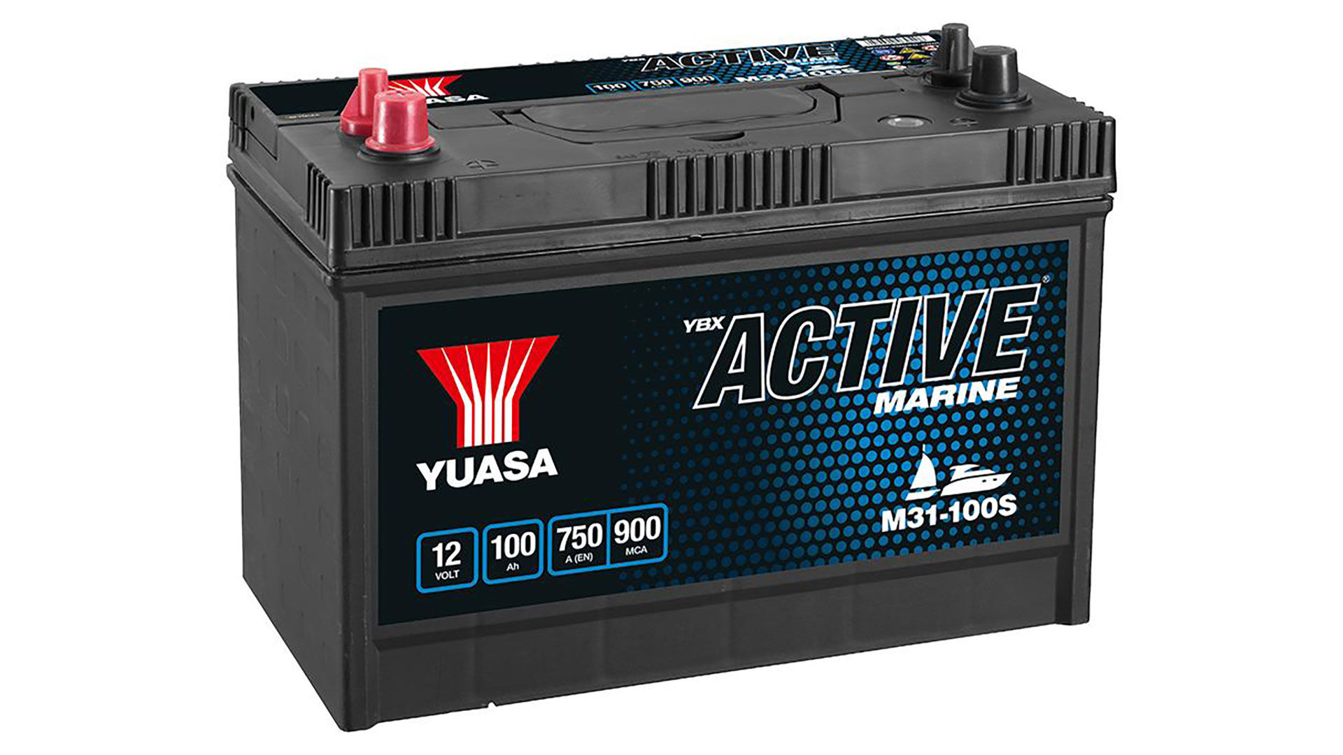  M31-EFB 12V 100Ah 750A Yuasa Active Marine Dual EFB Battery 