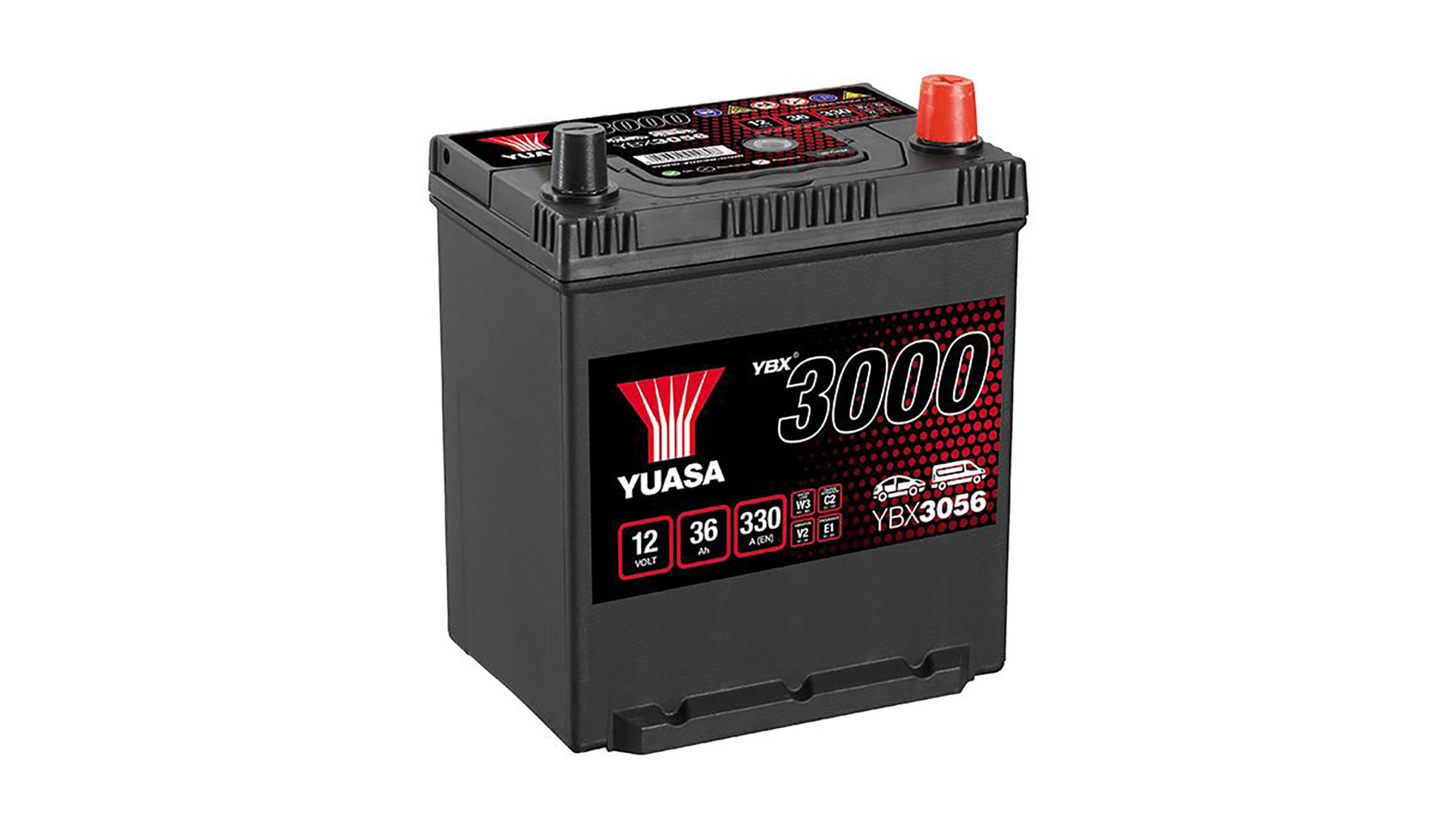  YBX3056 12V 36Ah 330A Yuasa SMF Battery 