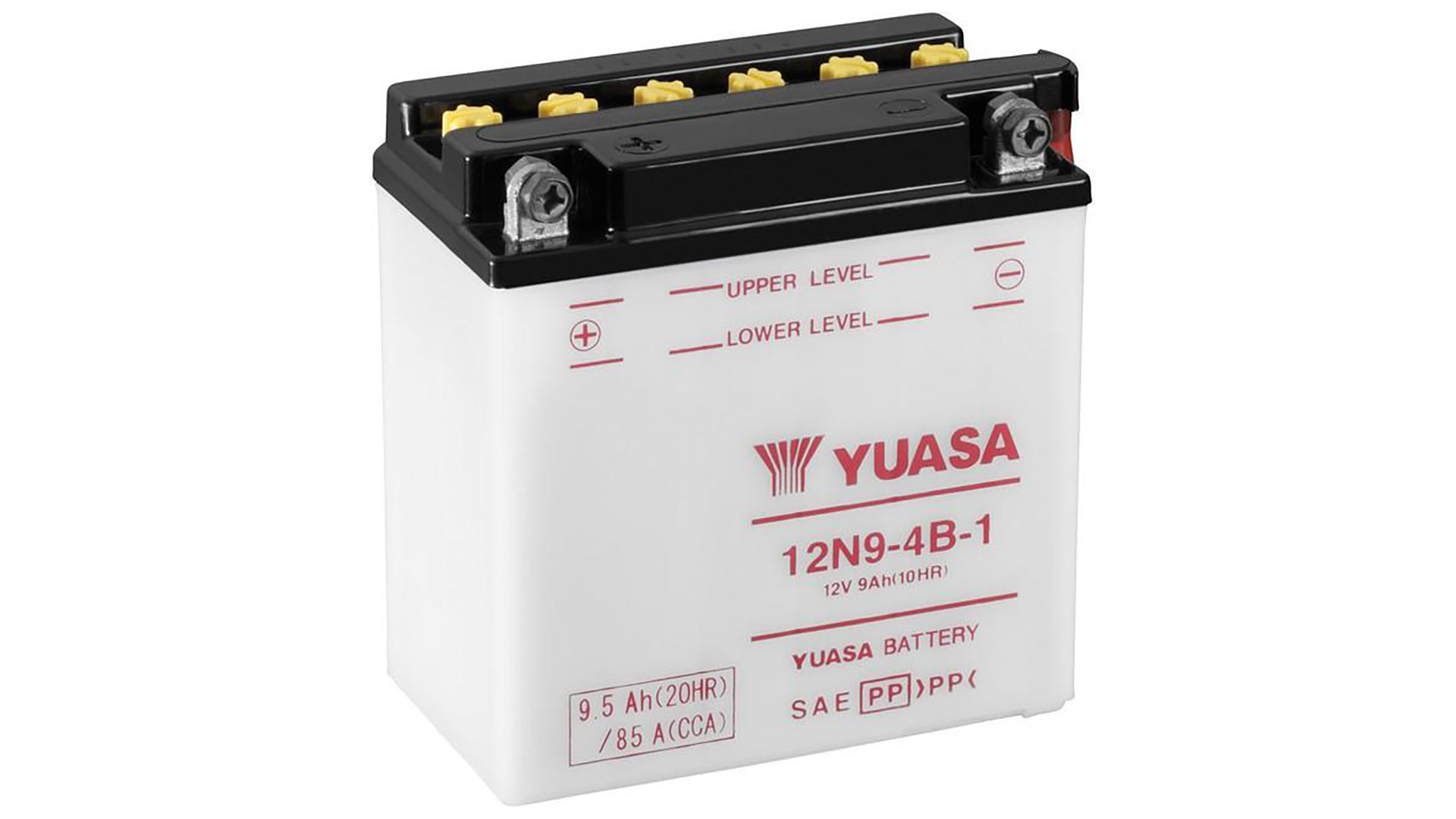 12N9-4B-1 (CP) 12V Yuasa Conventional Battery