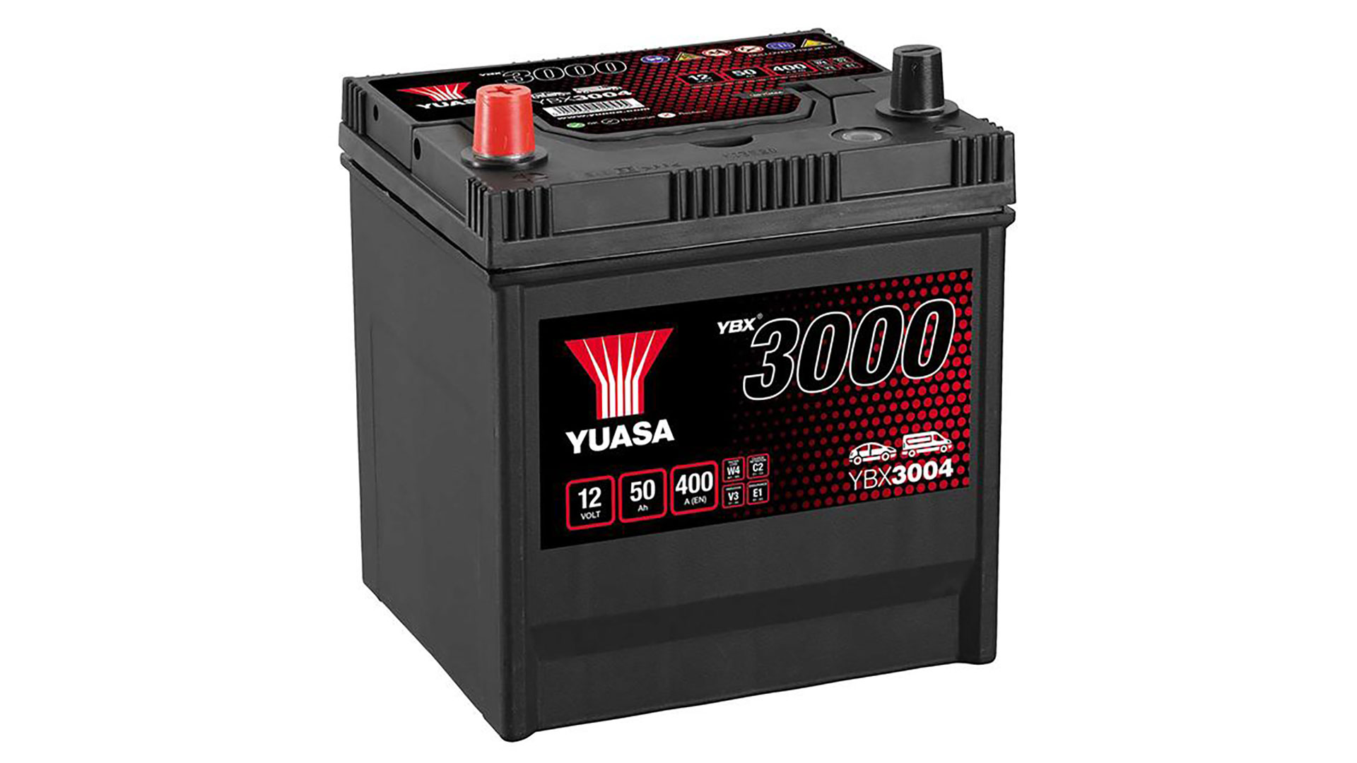  YBX3004 12V 50Ah 400A Yuasa SMF Battery 