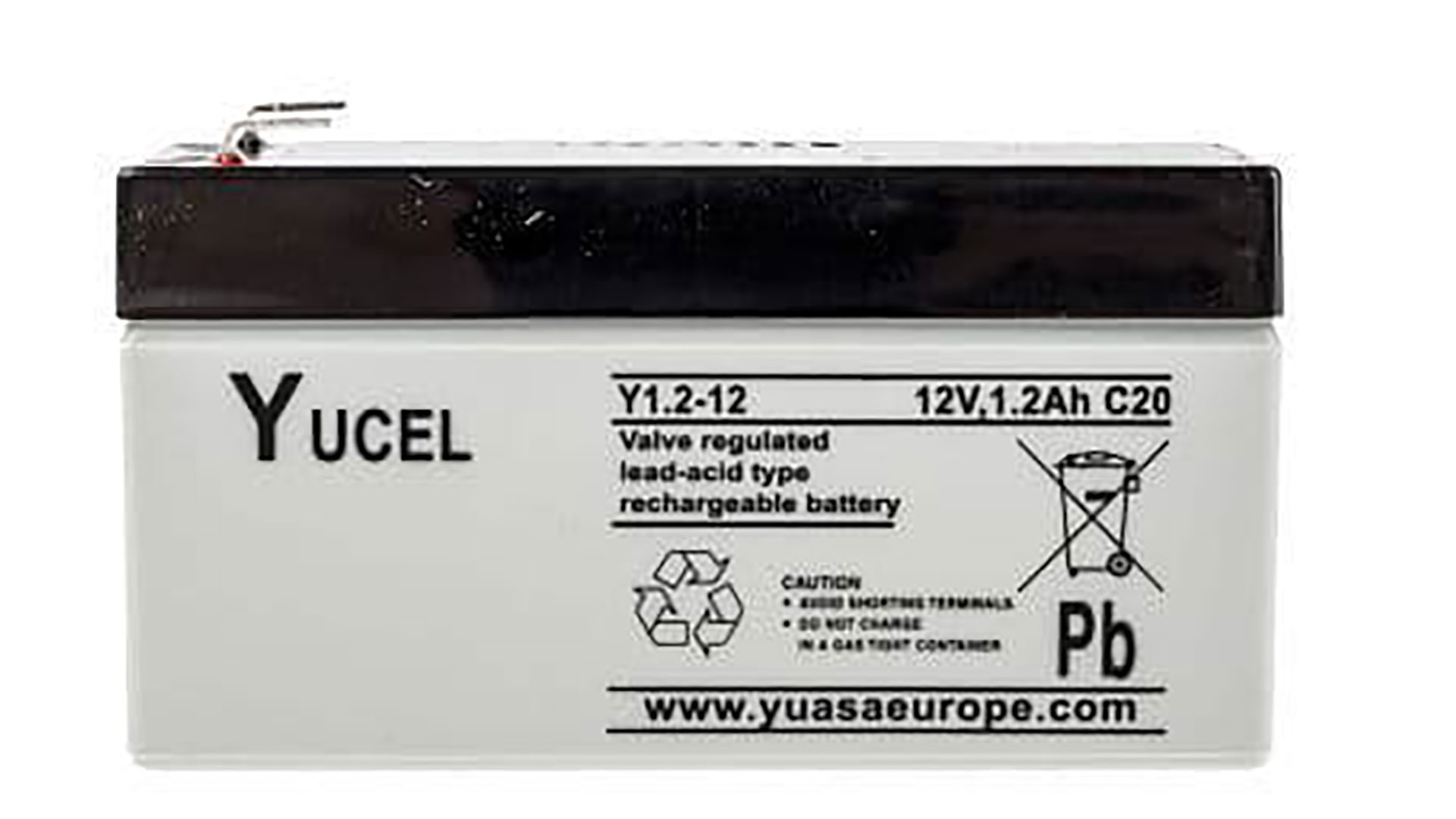  Yuasa 1.2Ah 12V Sealed Lead Acid Yucel Battery 