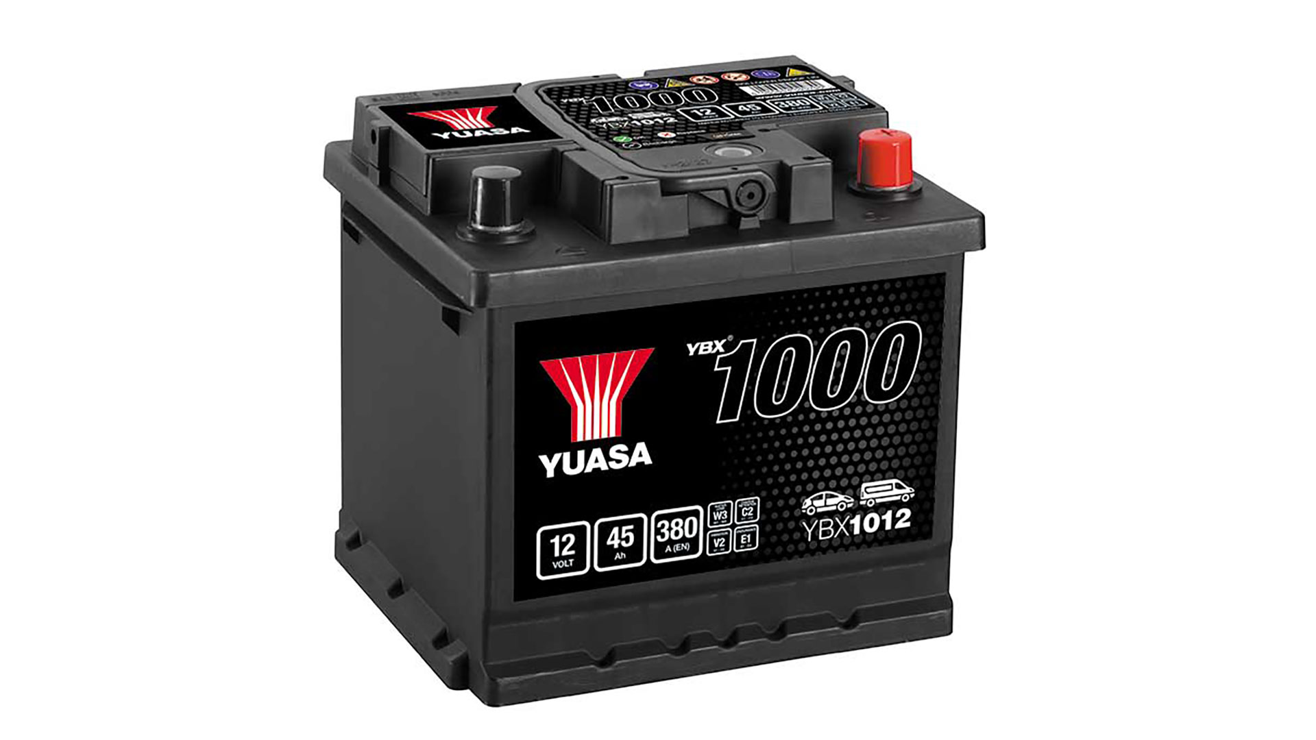  YBX1012 12V 45Ah 380A Yuasa Battery 