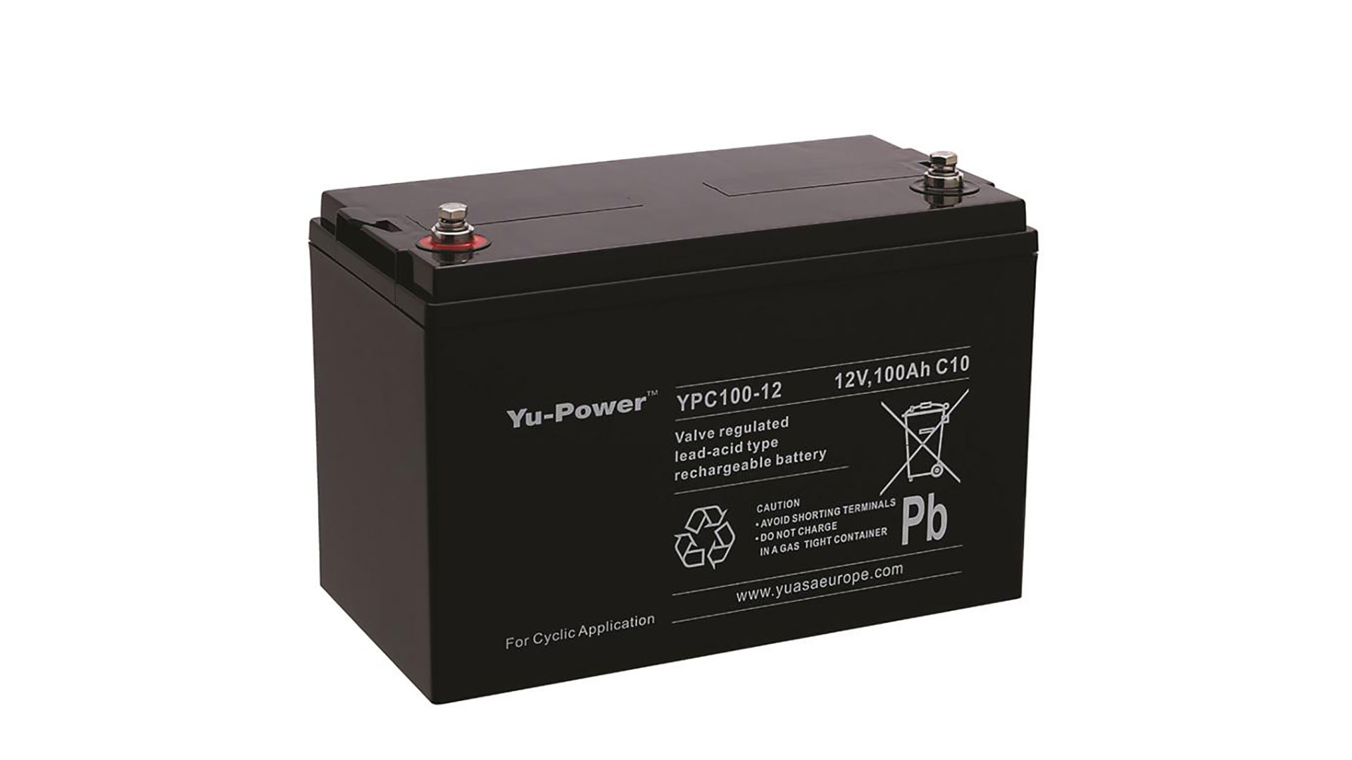  YPC100-12 (12V 104Ah) Yuasa Cyclic VRLA Battery 