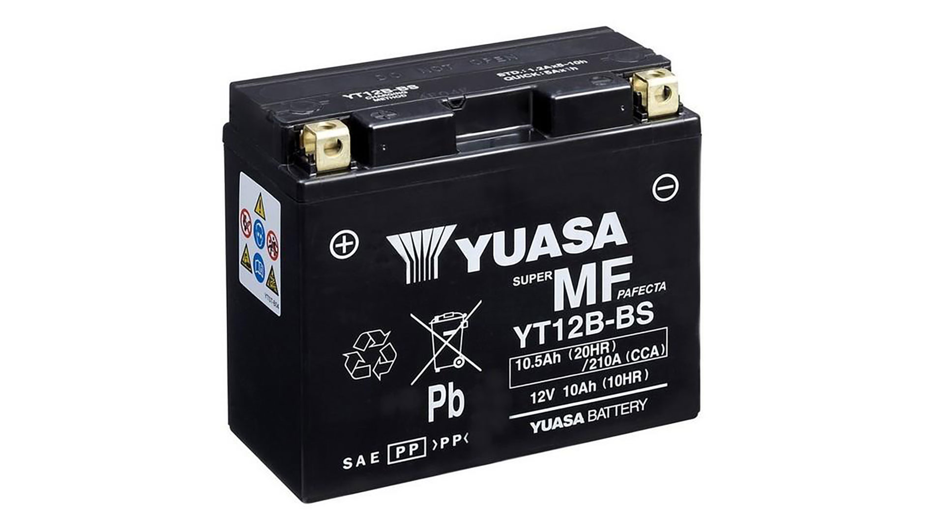  YT12B-BS (CP) 12V Yuasa MF VRLA Battery 