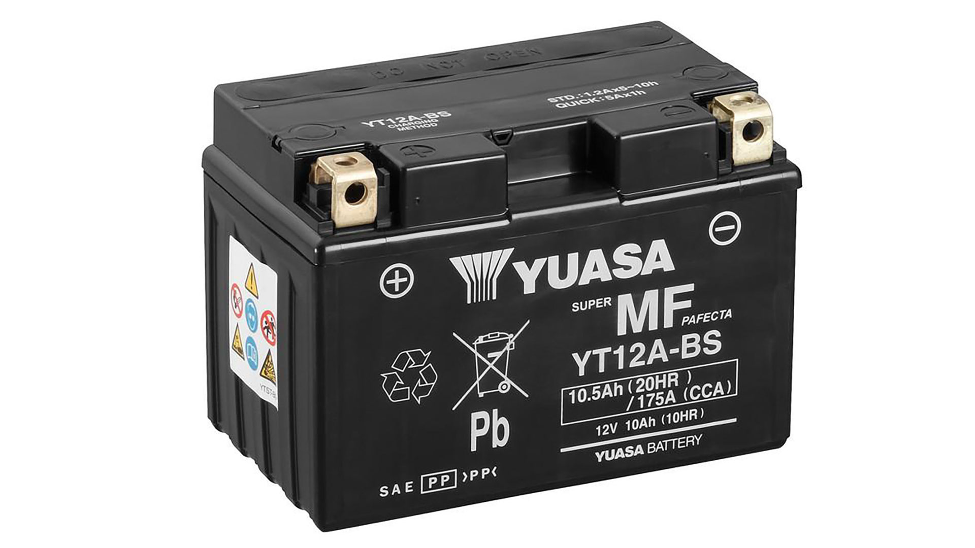  YT12A-BS (CP) 12V Yuasa MF VRLA Battery 