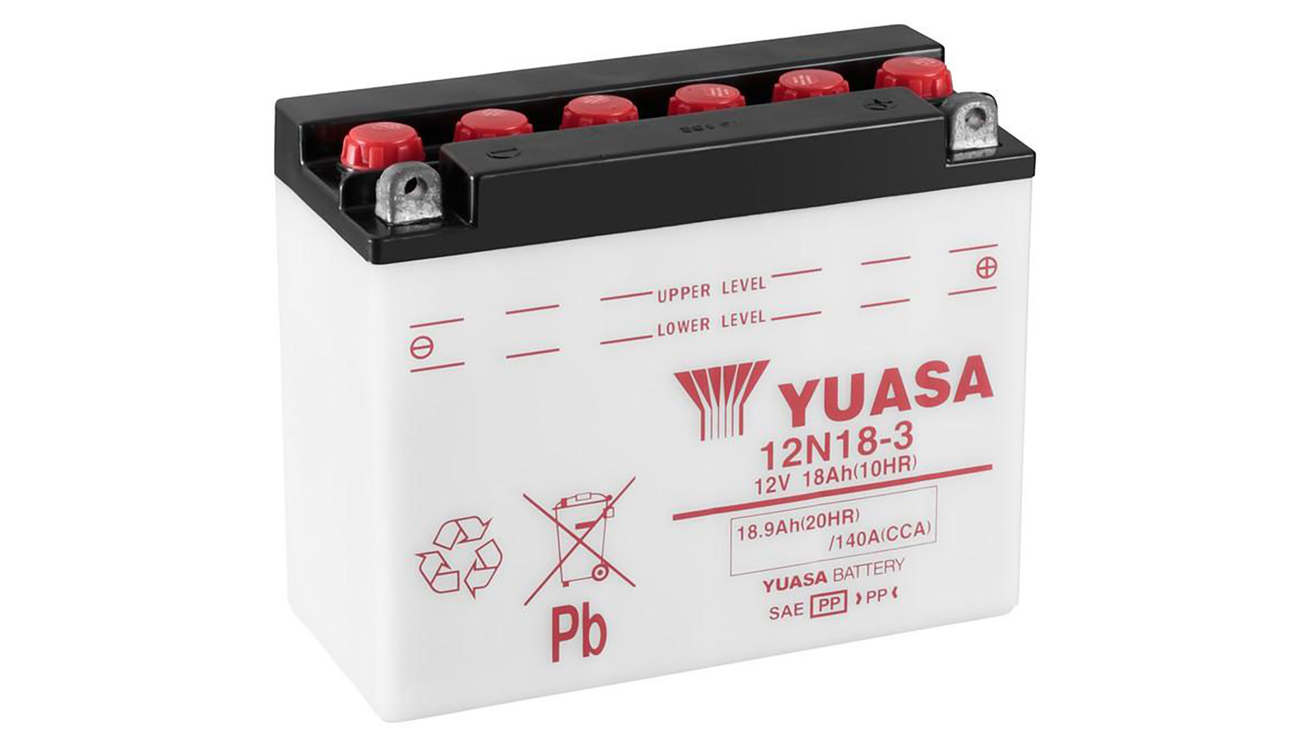  12N18-3 (DC) 12V Yuasa Conventional Battery 