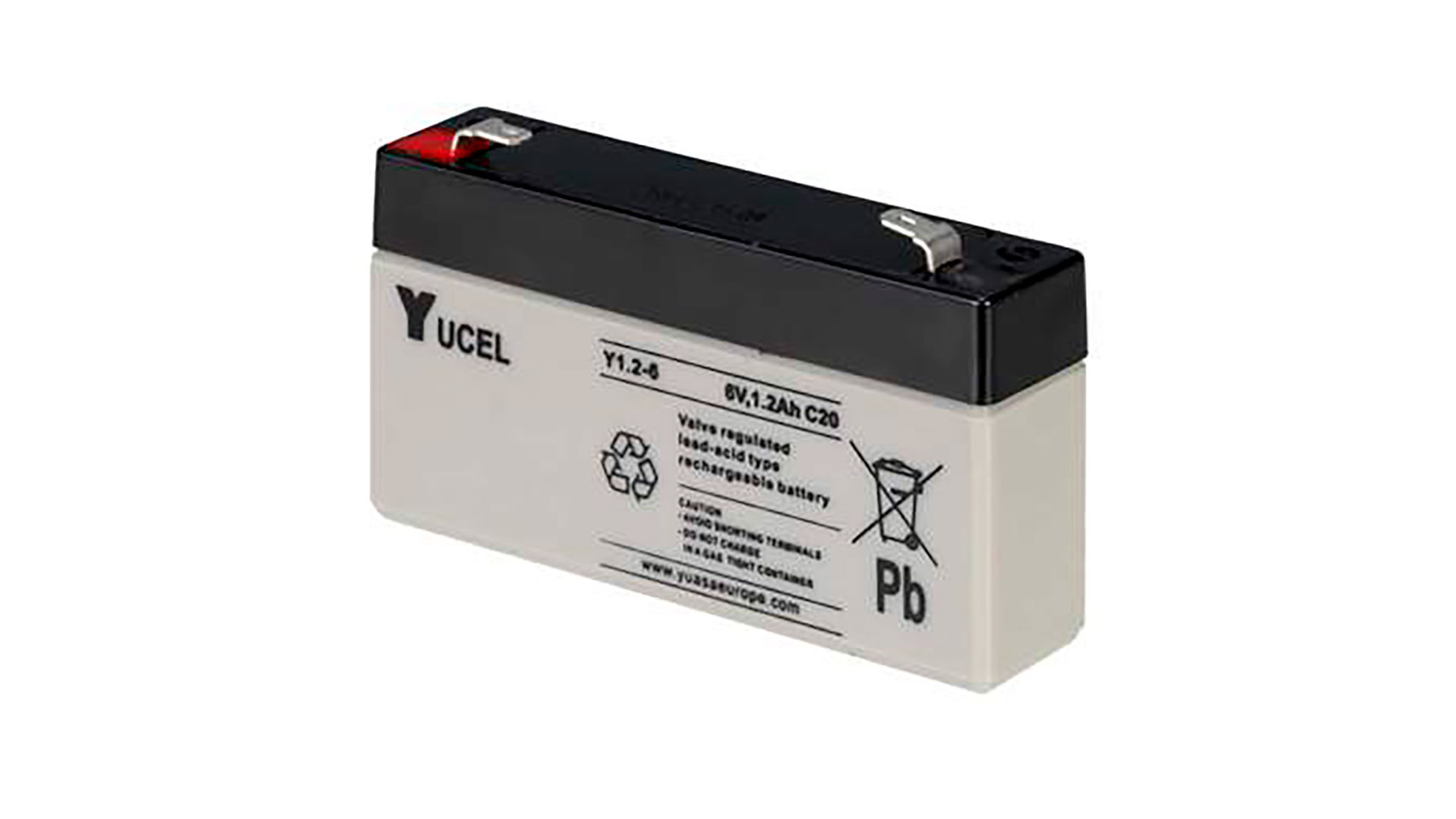  Yuasa 1.2Ah 6V Sealed Lead Acid Yucel Battery 