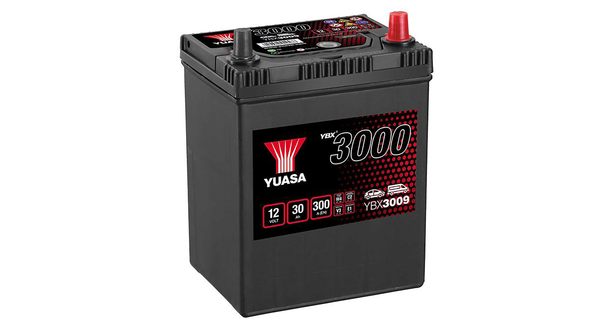  YBX3009 12V 30Ah 300A Yuasa SMF Battery 