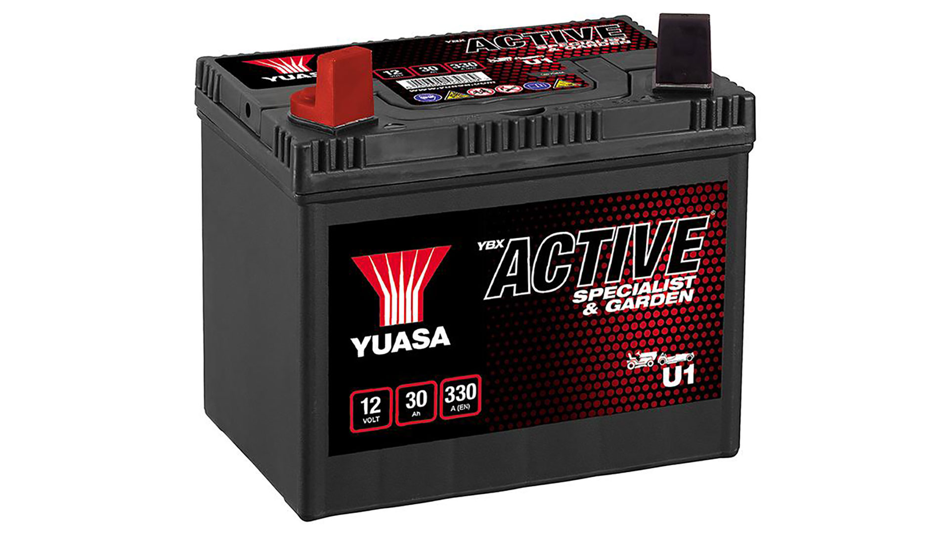 U1 12V 30Ah 330A Yuasa Active Specialist & Garden Battery