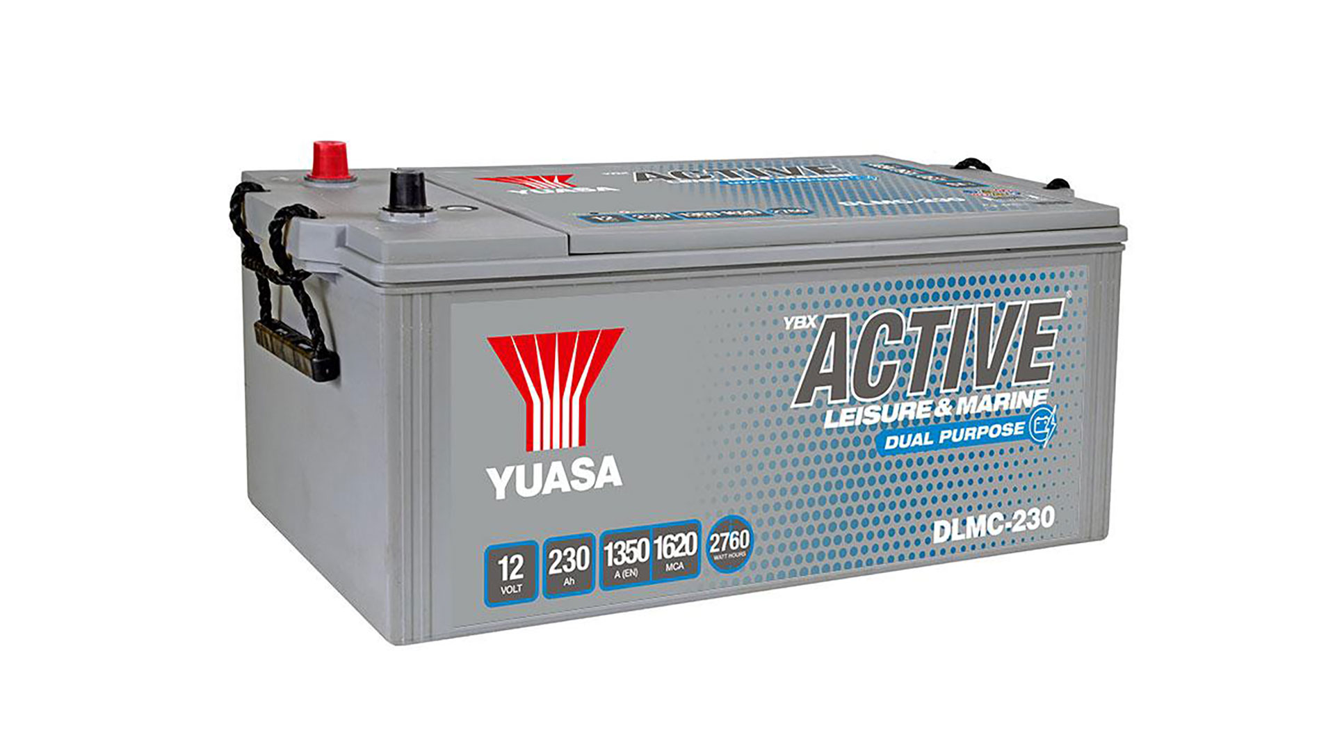  DLMC-230 12V 230Ah 1350A Yuasa Dual Leisure & Marine Battery 