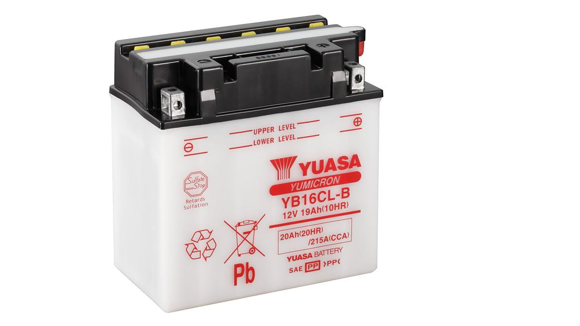  YB16CL-B (CP) 12V Yuasa YuMicron Battery 