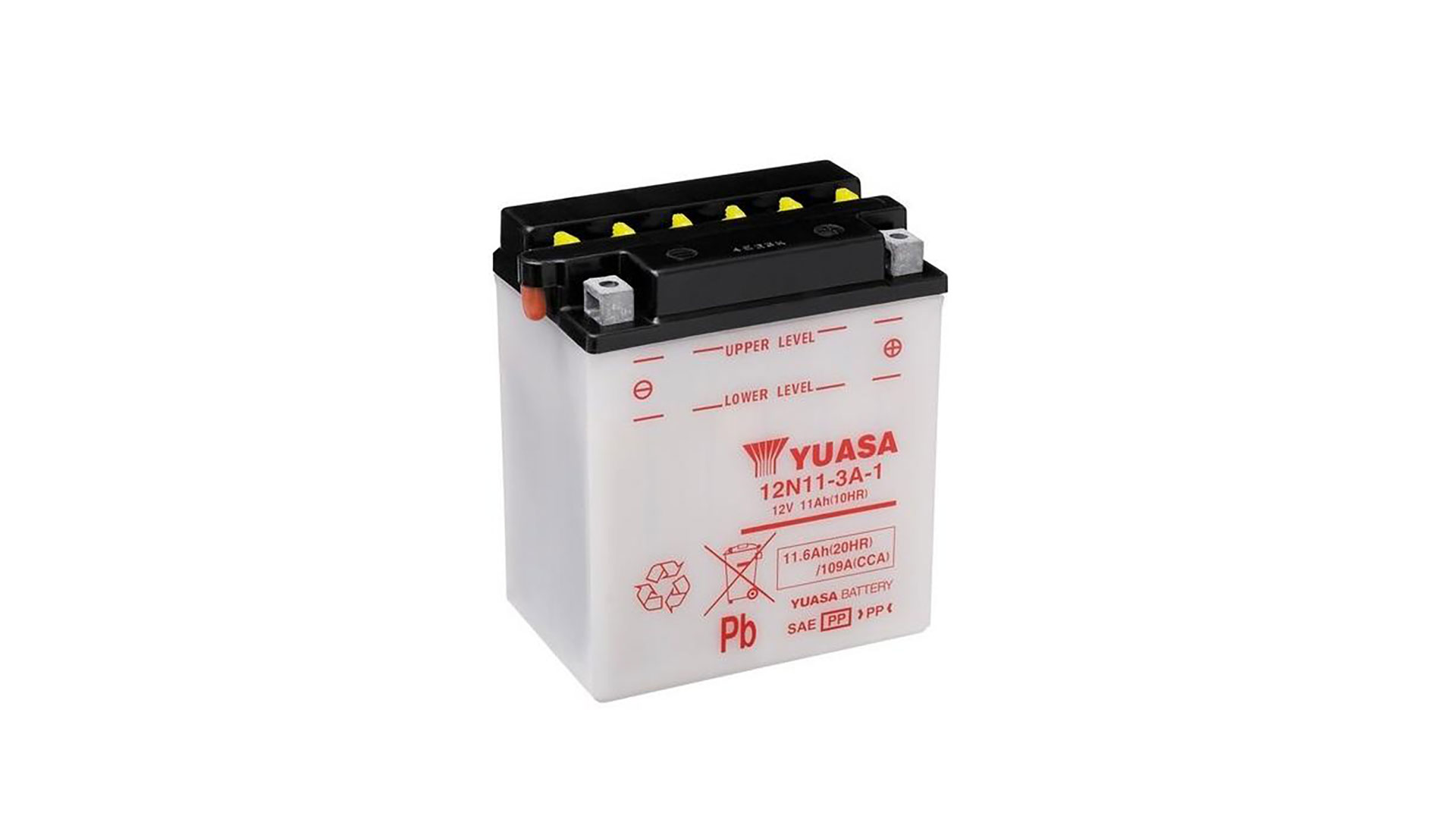  12N11-3A-1 (DC) 12V Yuasa Conventional Battery 