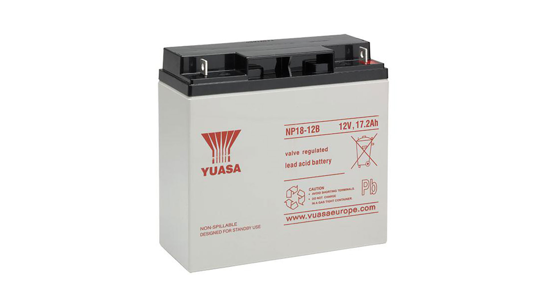 NP18-12B (12V 18Ah) Yuasa General Purpose VRLA Battery