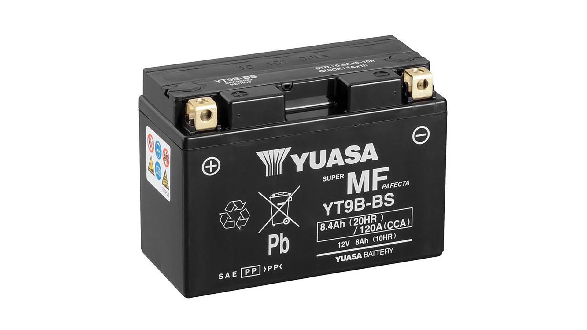  YT9B-BS (CP) 12V Yuasa MF VRLA Battery 